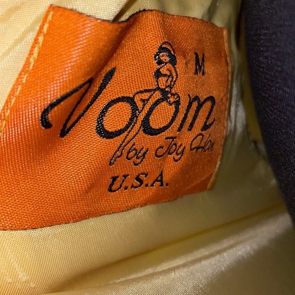 Voom Joy Han Vintage Silk Babydoll Printed Dress size - M - Picture 3 of 3